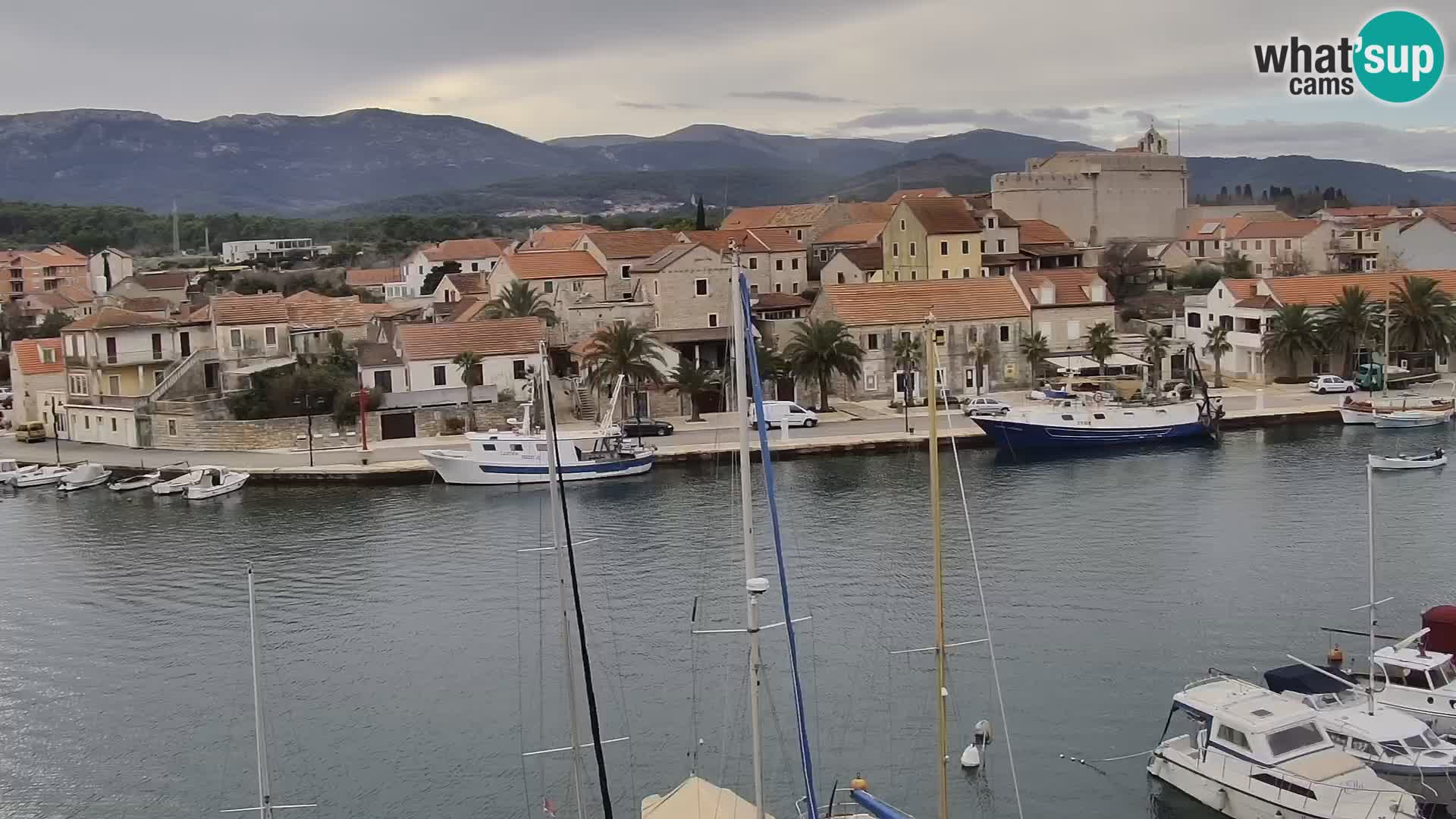 Webcam Vrboska marina | Hvar Insel | Dalmatien