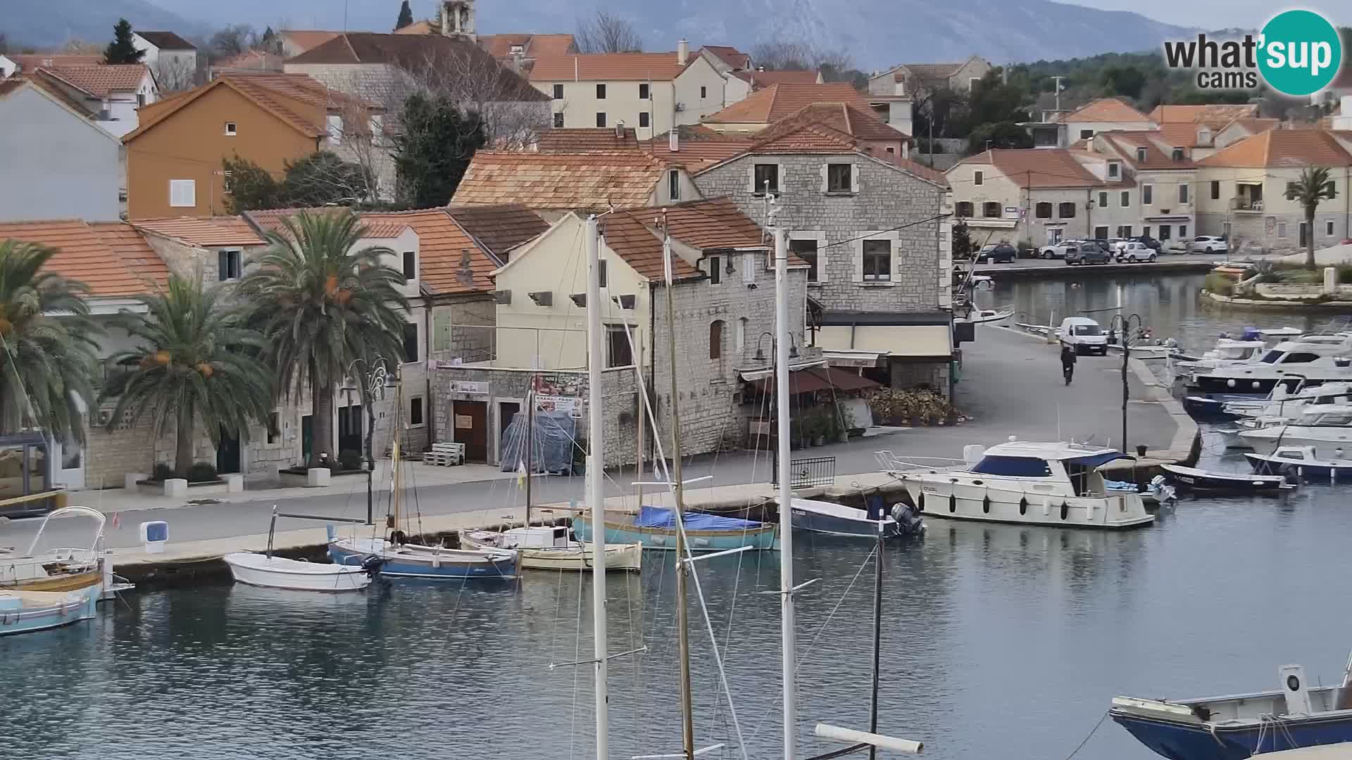 Livecam Hvar Vrboska marina | Île de Hvar | Dalmatia