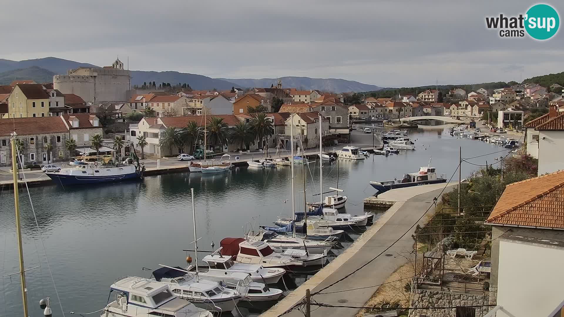 Livecam Hvar Vrboska marina | Île de Hvar | Dalmatia