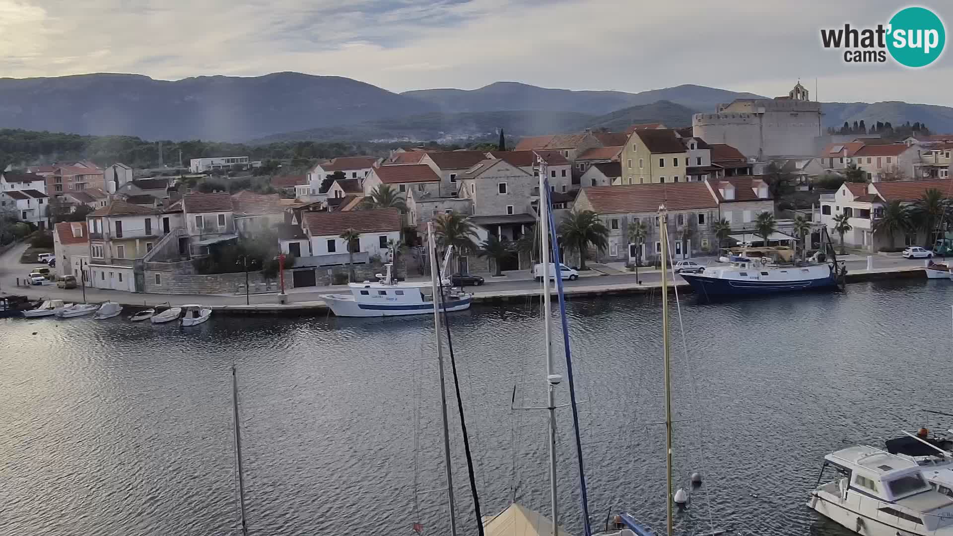 Livecam Hvar Vrboska marina | Île de Hvar | Dalmatia