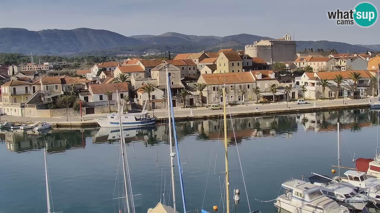 Webcam Hvar Vrboska marina | Dalmazia