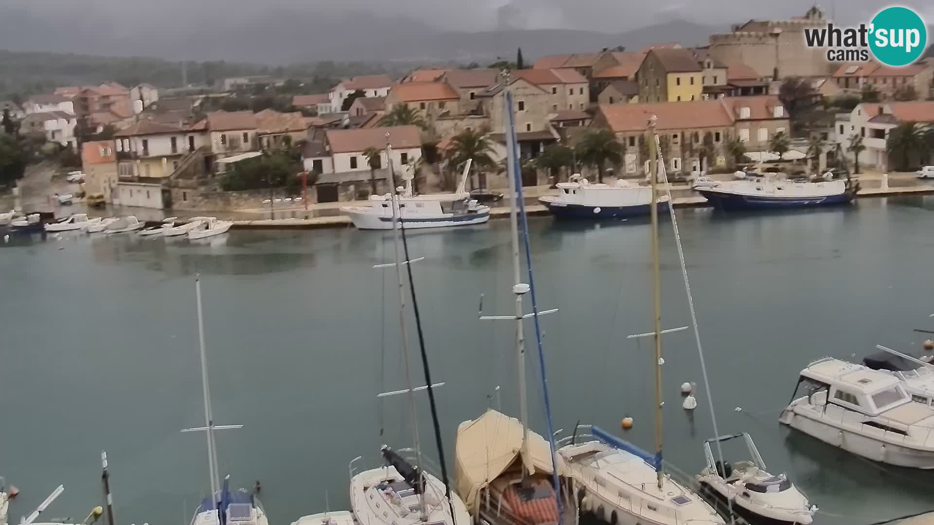 Livecam Vrboska marina | Hvar island | Dalmatia