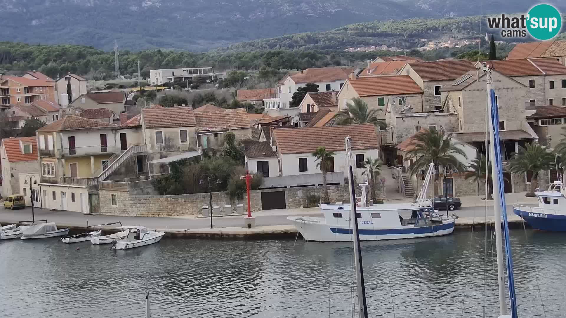 Webcam Vrboska marina | Hvar Insel | Dalmatien