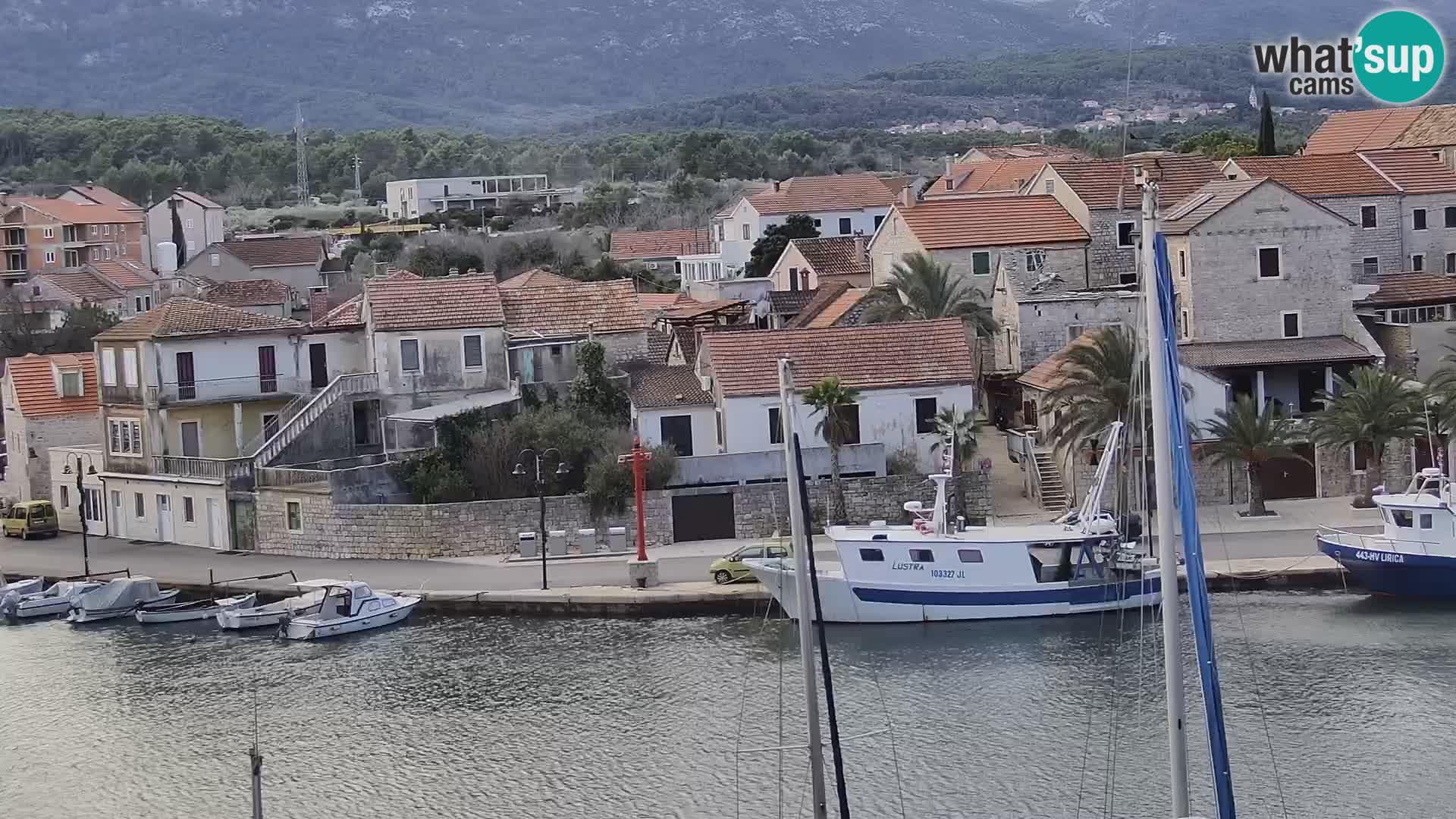 Livecam Hvar Vrboska marina | Île de Hvar | Dalmatia