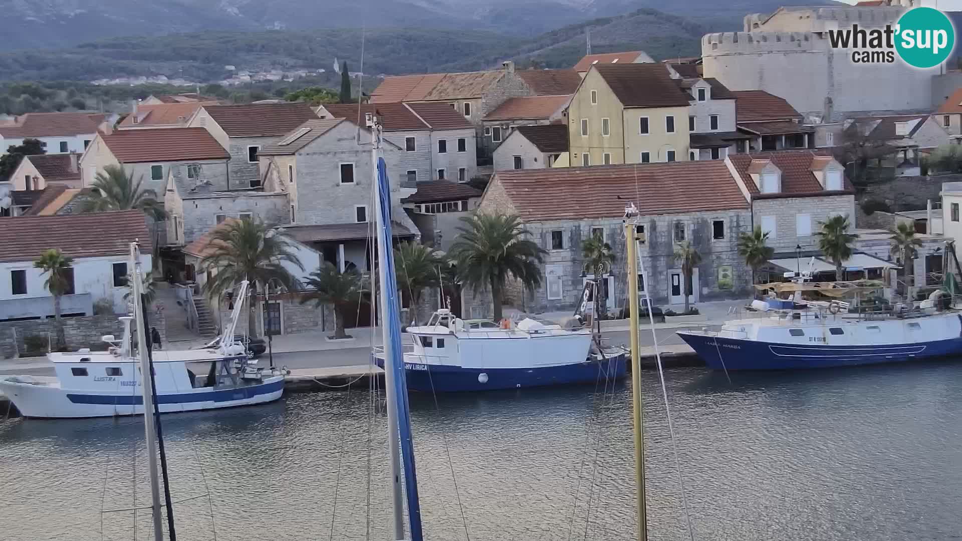 Webcam Vrboska marina | Hvar Insel | Dalmatien