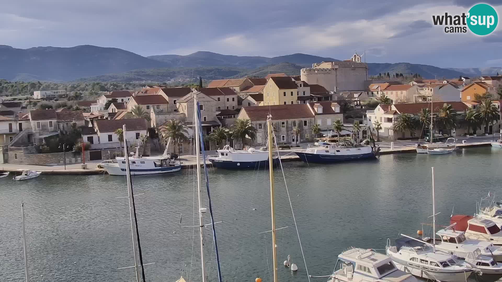 Webcam Hvar Vrboska marina | Dalmazia