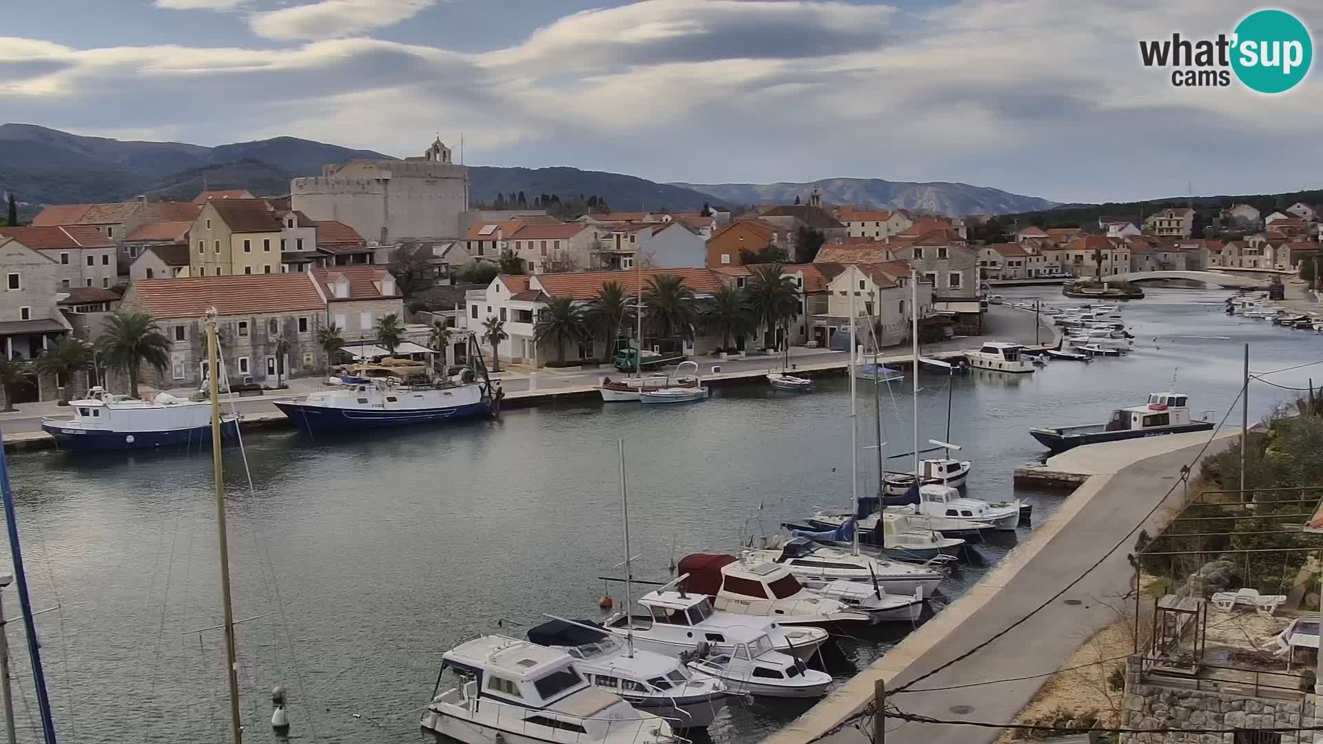 Livecam Vrboska marina | Hvar island | Dalmatia