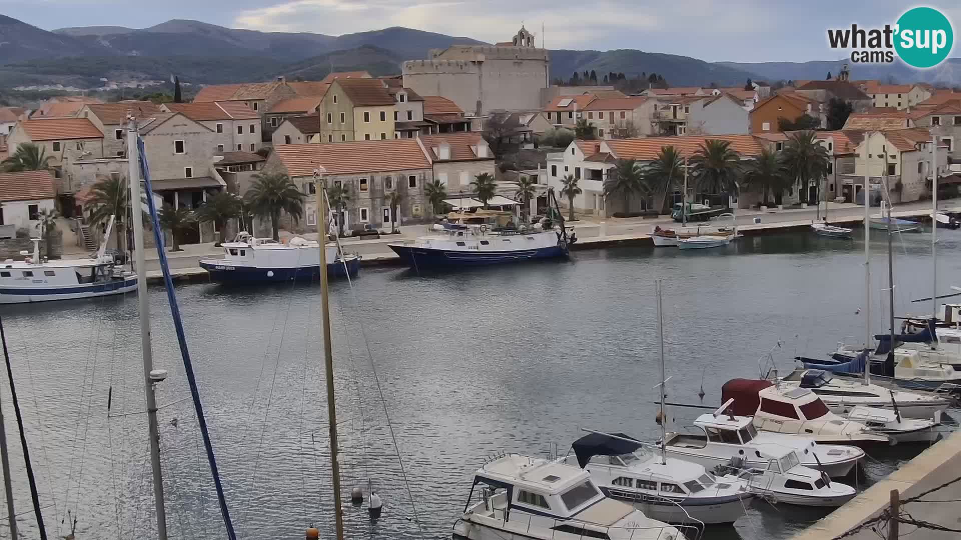 Livecam Hvar Vrboska marina | Île de Hvar | Dalmatia