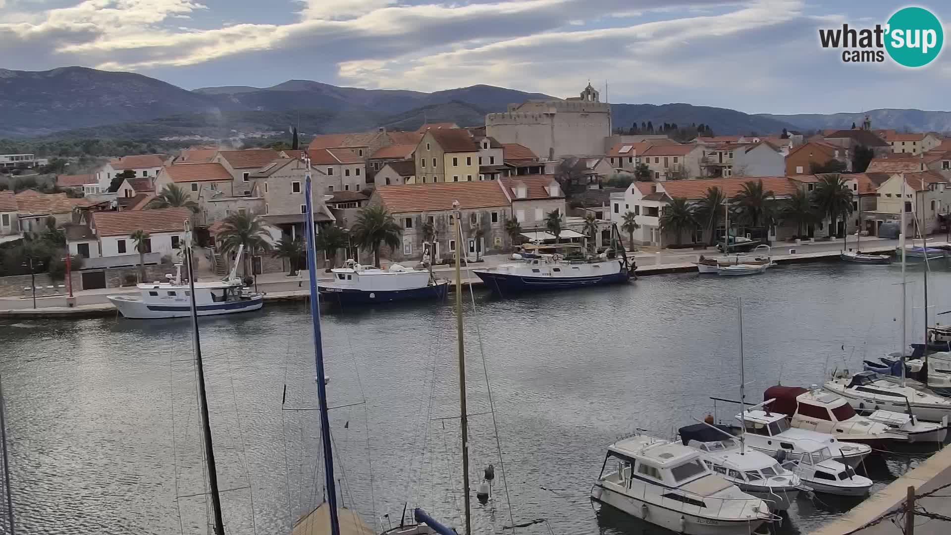 Livecam Vrboska marina | Hvar island | Dalmatia