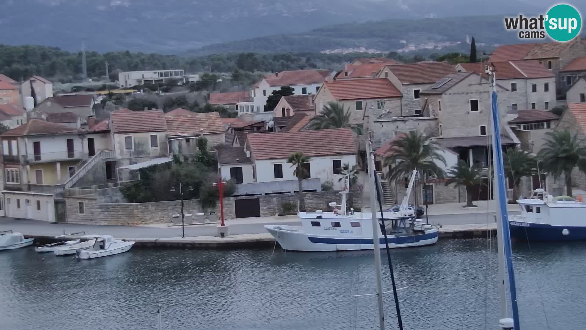 Livecam Hvar Vrboska marina | Île de Hvar | Dalmatia