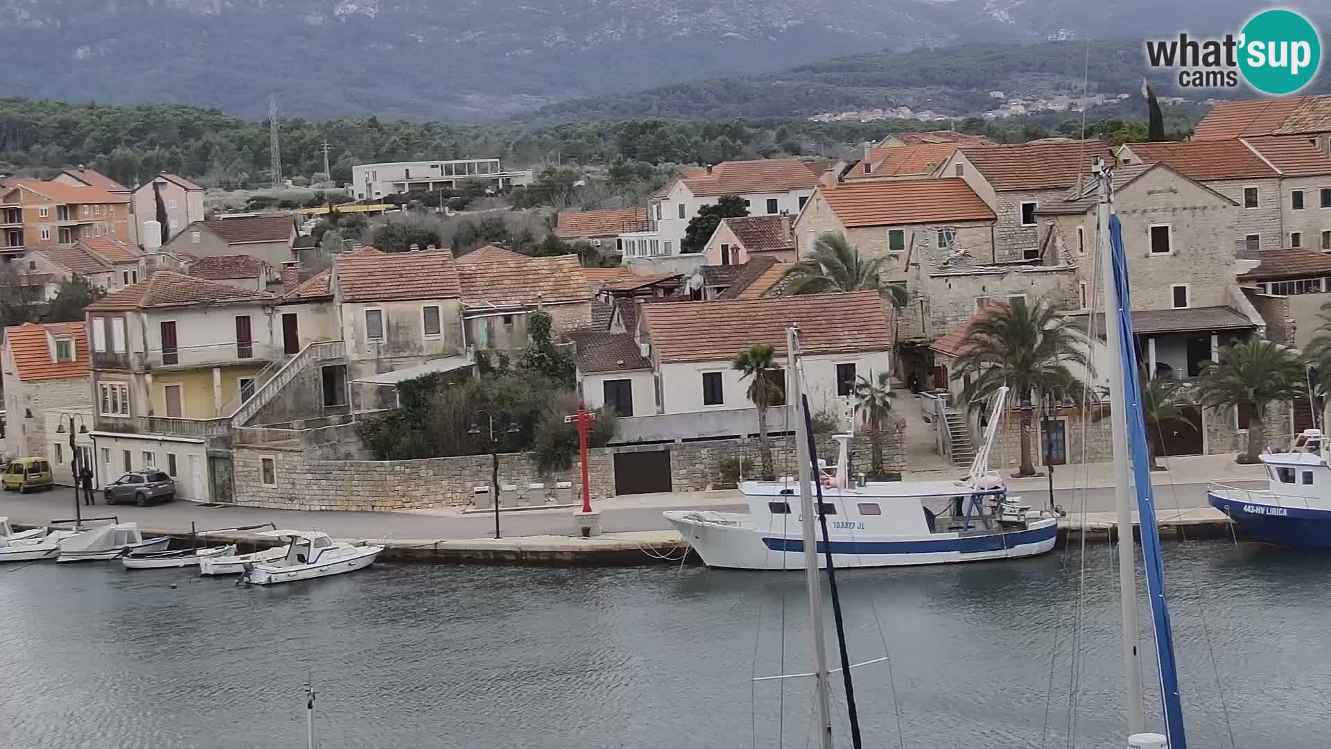 Livecam Hvar Vrboska marina | Île de Hvar | Dalmatia