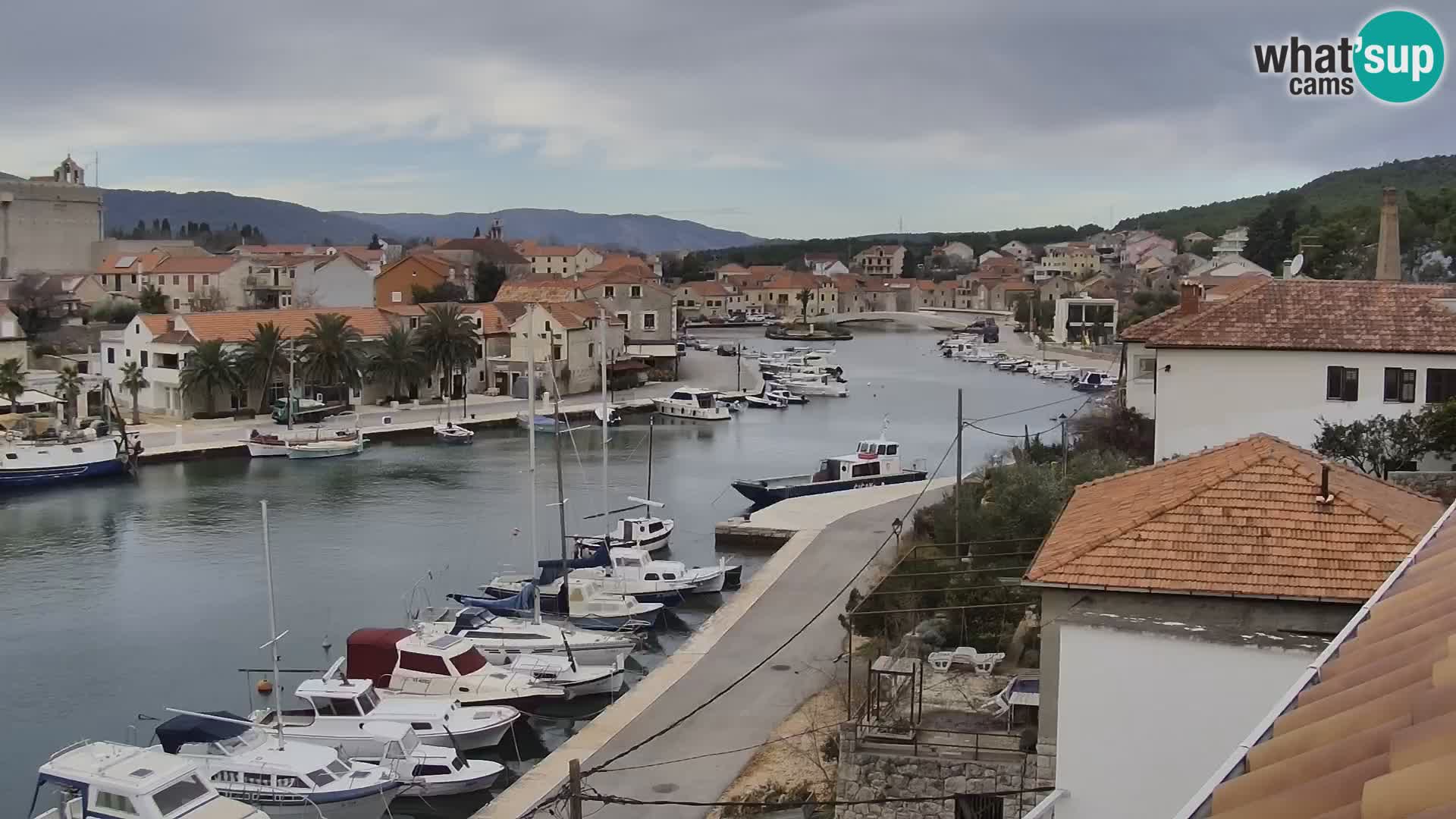 Livecam Hvar Vrboska marina | Île de Hvar | Dalmatia