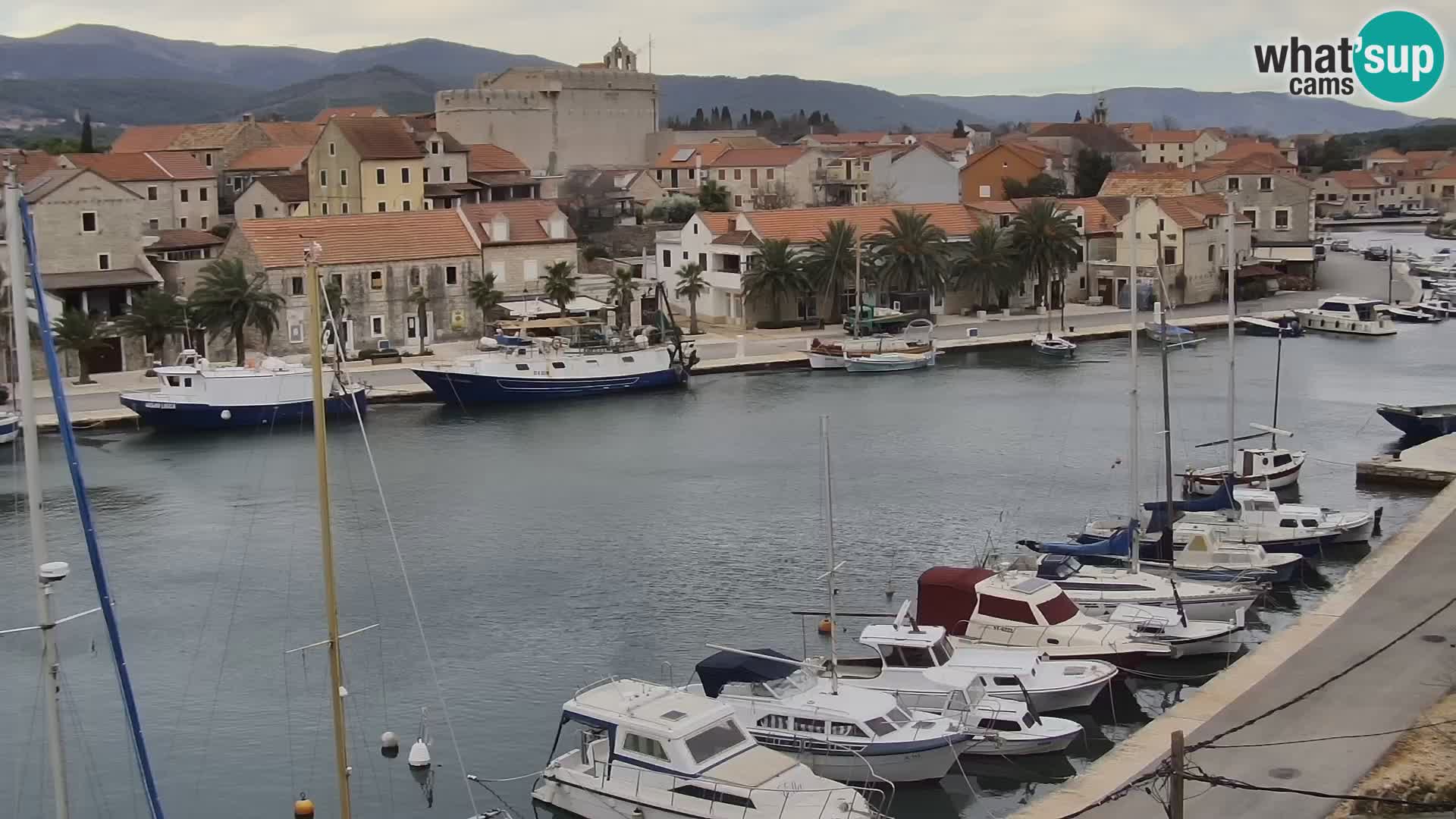 Livecam Vrboska marina | Hvar island | Dalmatia