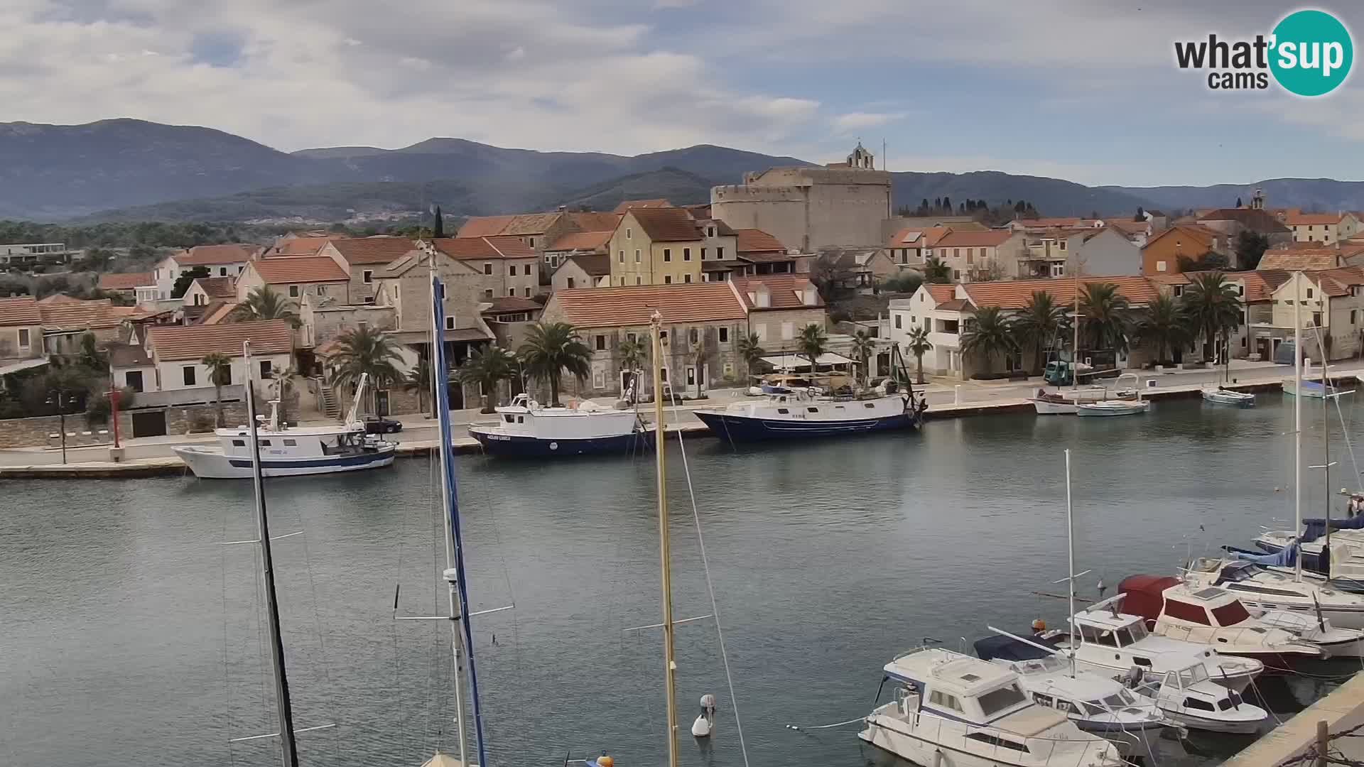 Livecam Vrboska marina | Hvar island | Dalmatia