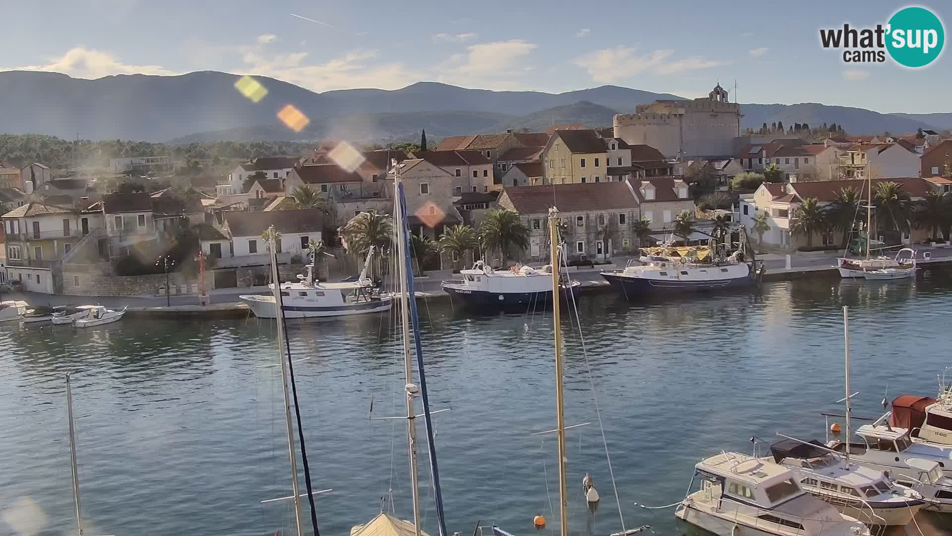 Livecam Vrboska marina | Hvar island | Dalmatia