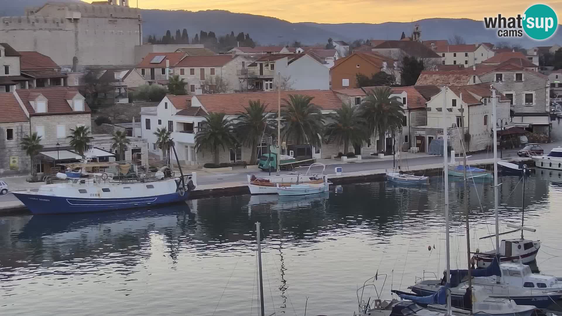 Livecam Vrboska marina | Hvar island | Dalmatia