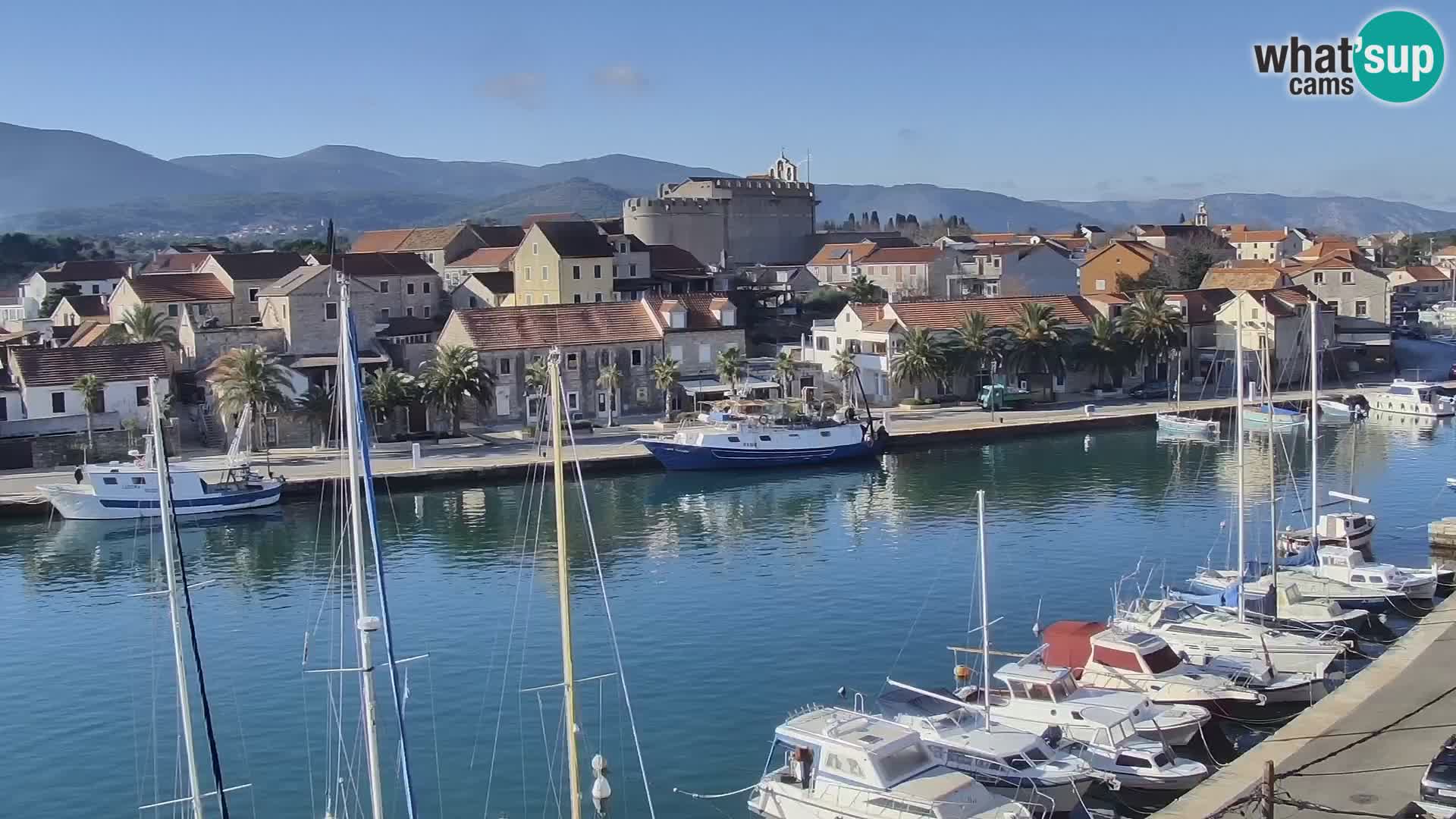 Webcam Hvar Vrboska marina | Dalmazia