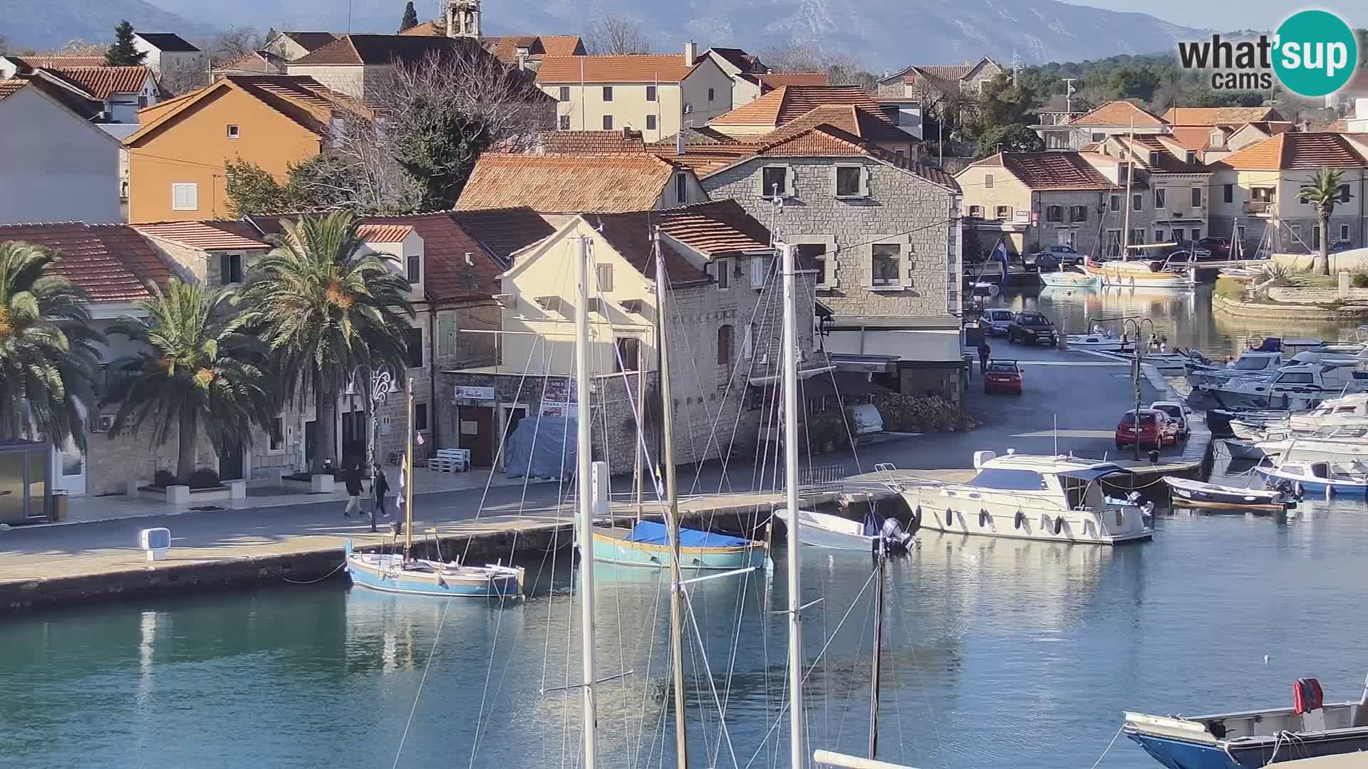 Webcam Hvar Vrboska marina | Dalmazia