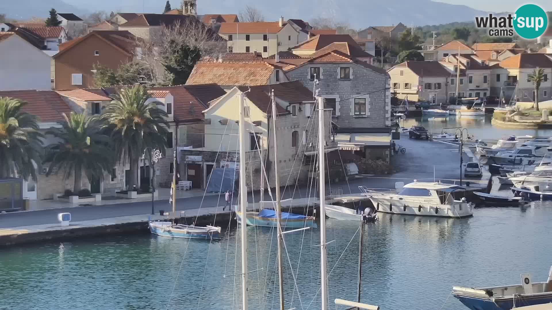 Livecam Hvar Vrboska marina | Île de Hvar | Dalmatia