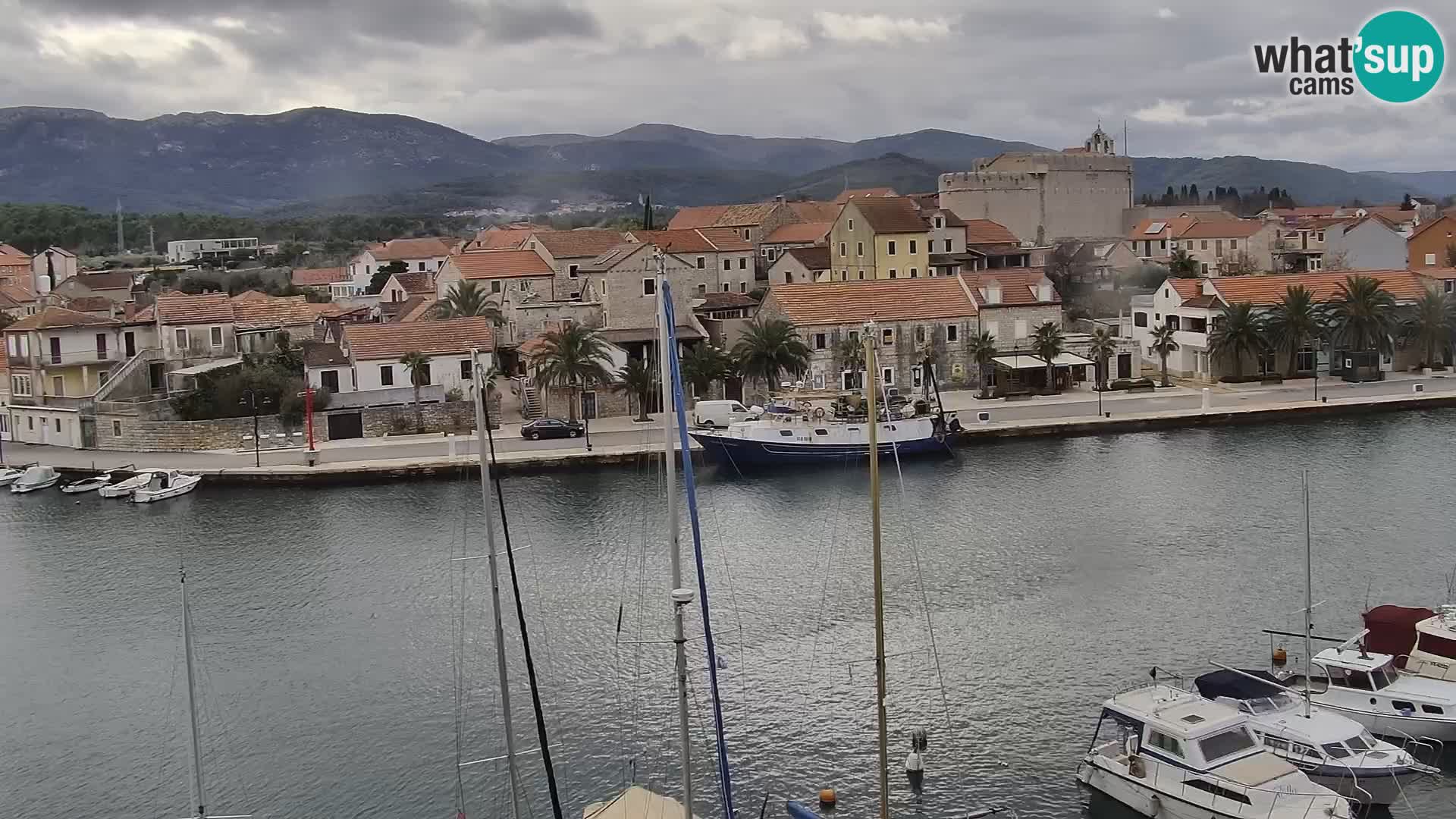 Livecam Hvar Vrboska marina | Île de Hvar | Dalmatia