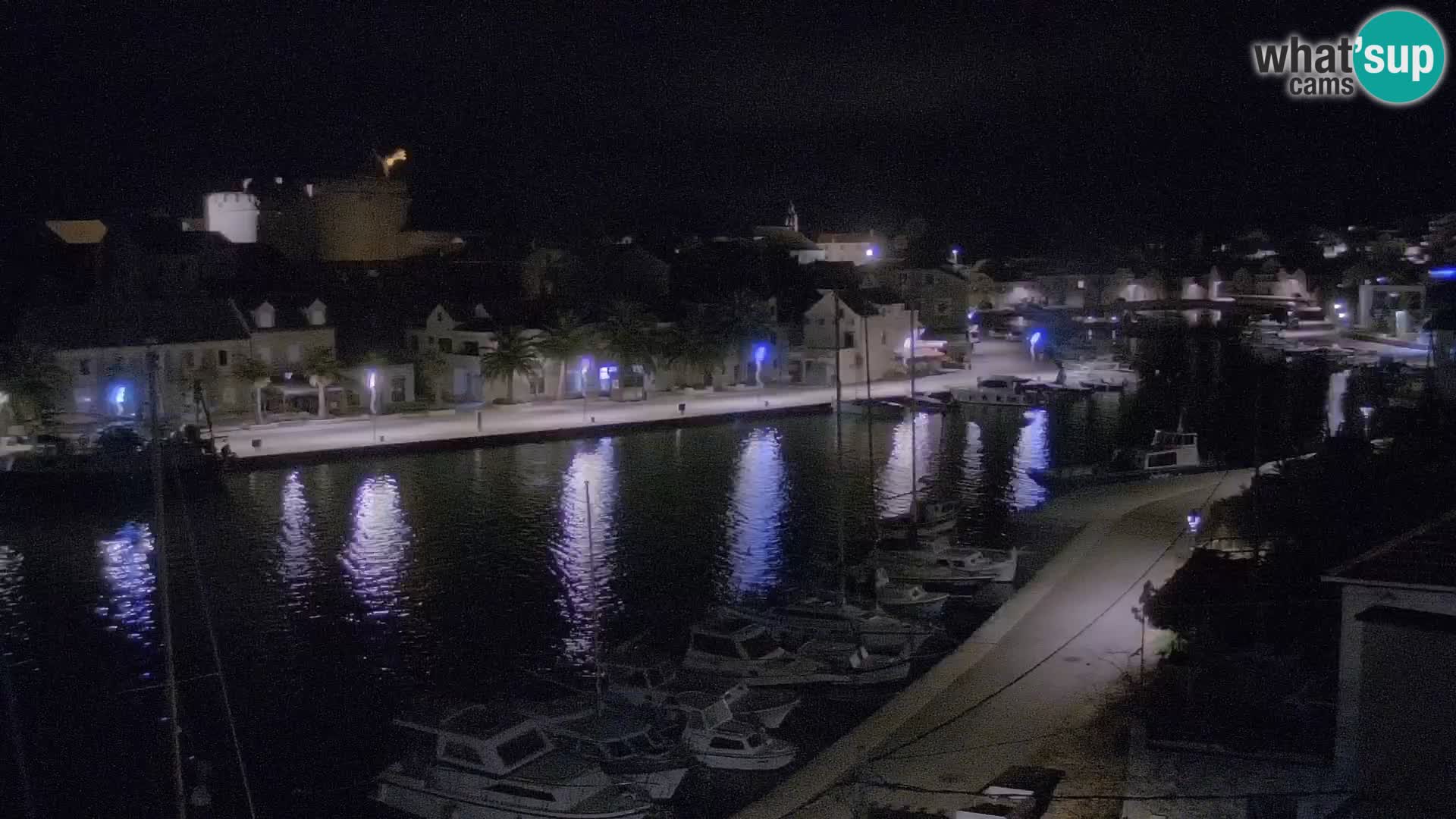 Webcam Vrboska marina | Hvar Insel | Dalmatien