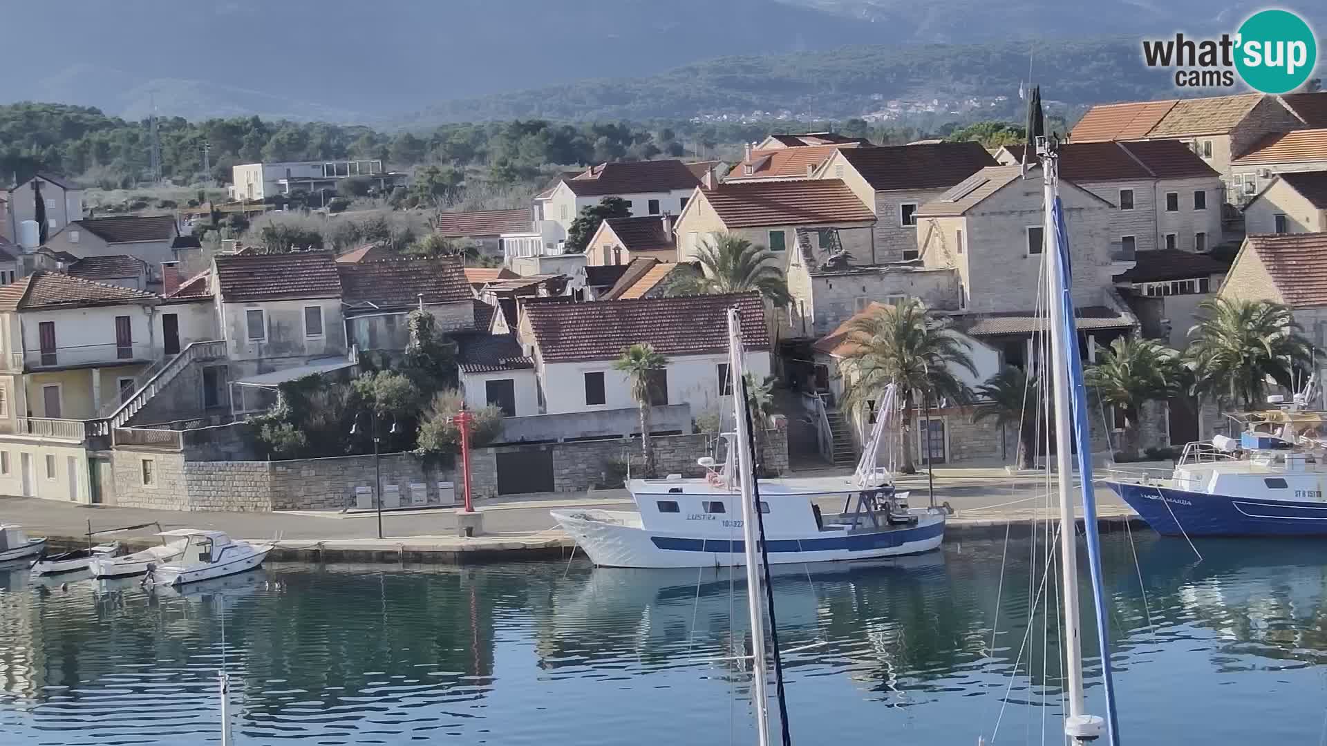 Livecam Hvar Vrboska marina | Île de Hvar | Dalmatia