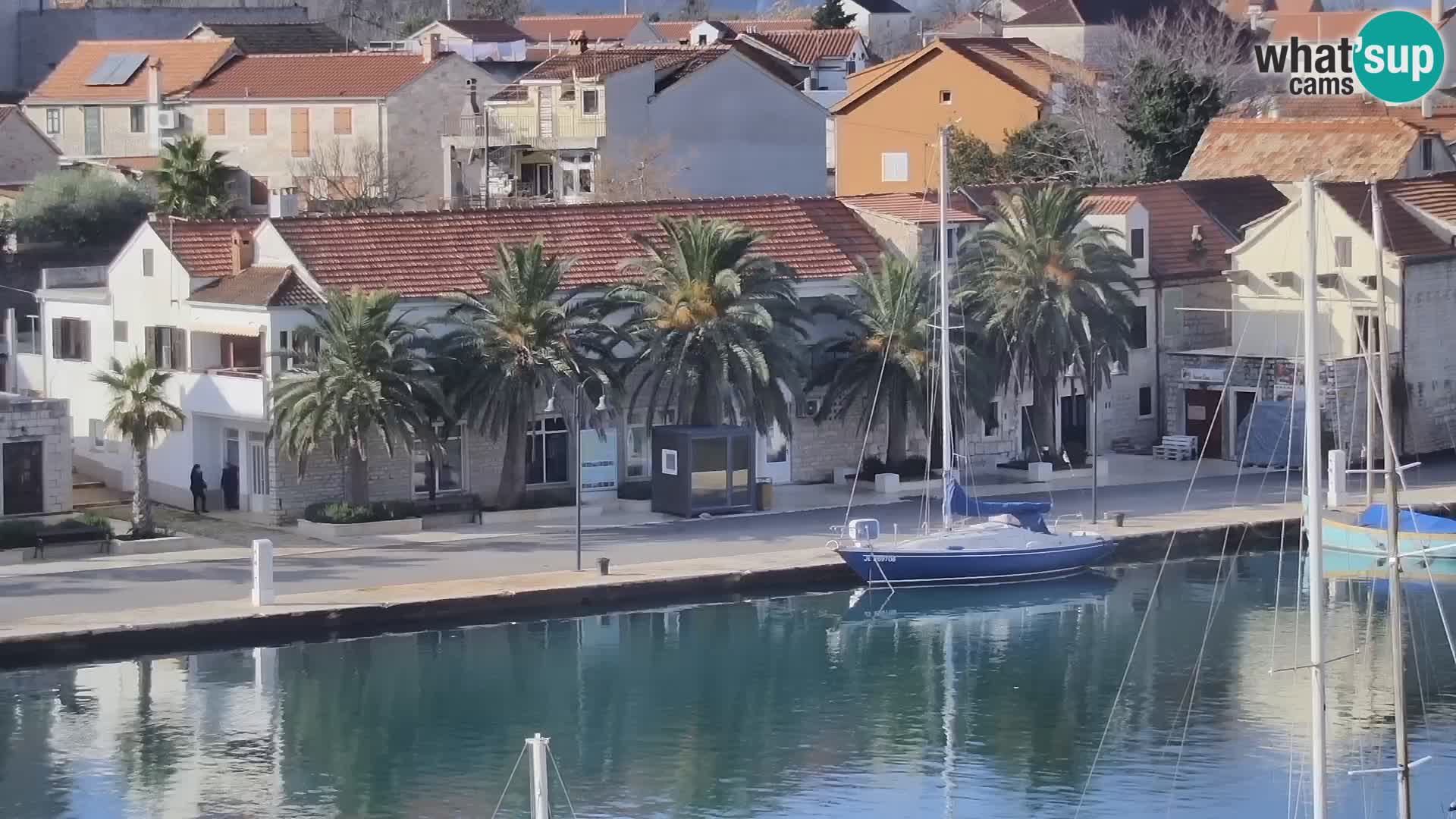 Livecam Hvar Vrboska marina | Île de Hvar | Dalmatia