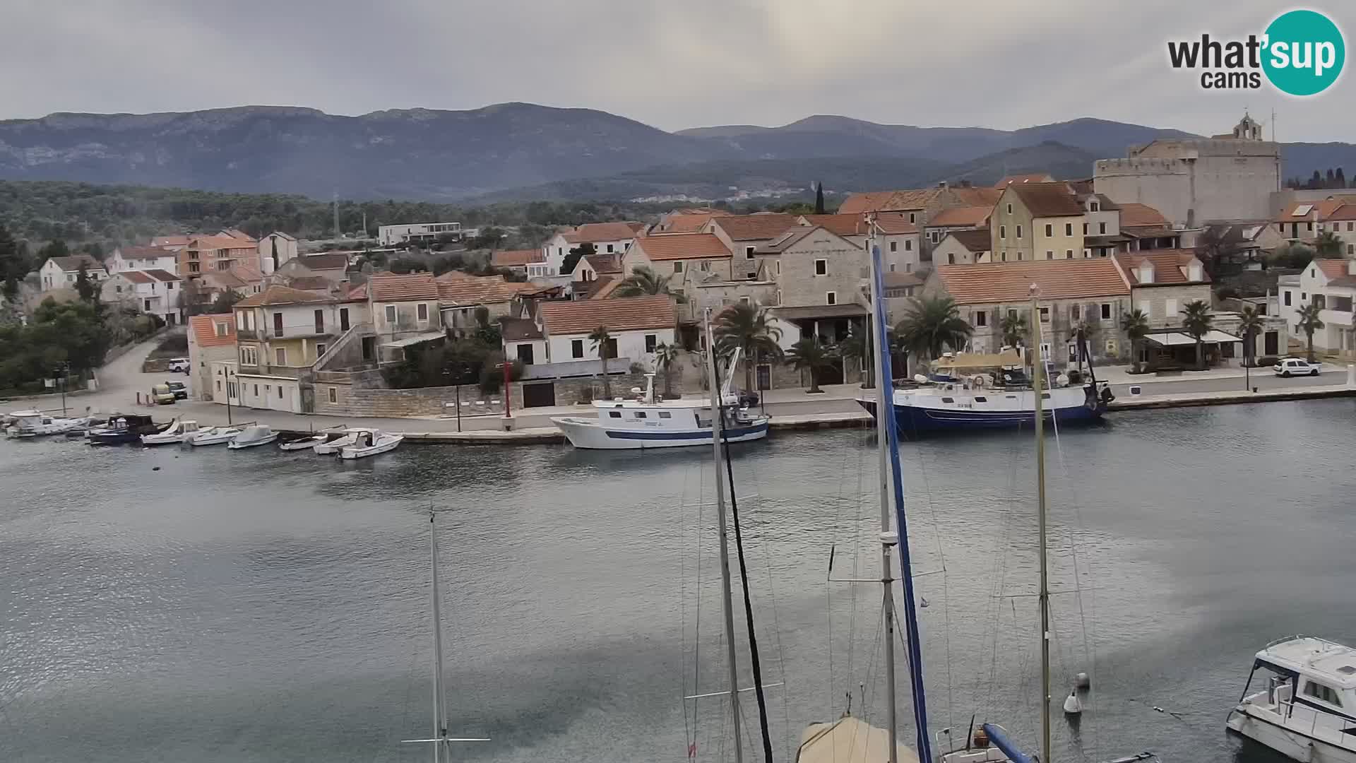 Livecam Vrboska marina | Hvar island | Dalmatia