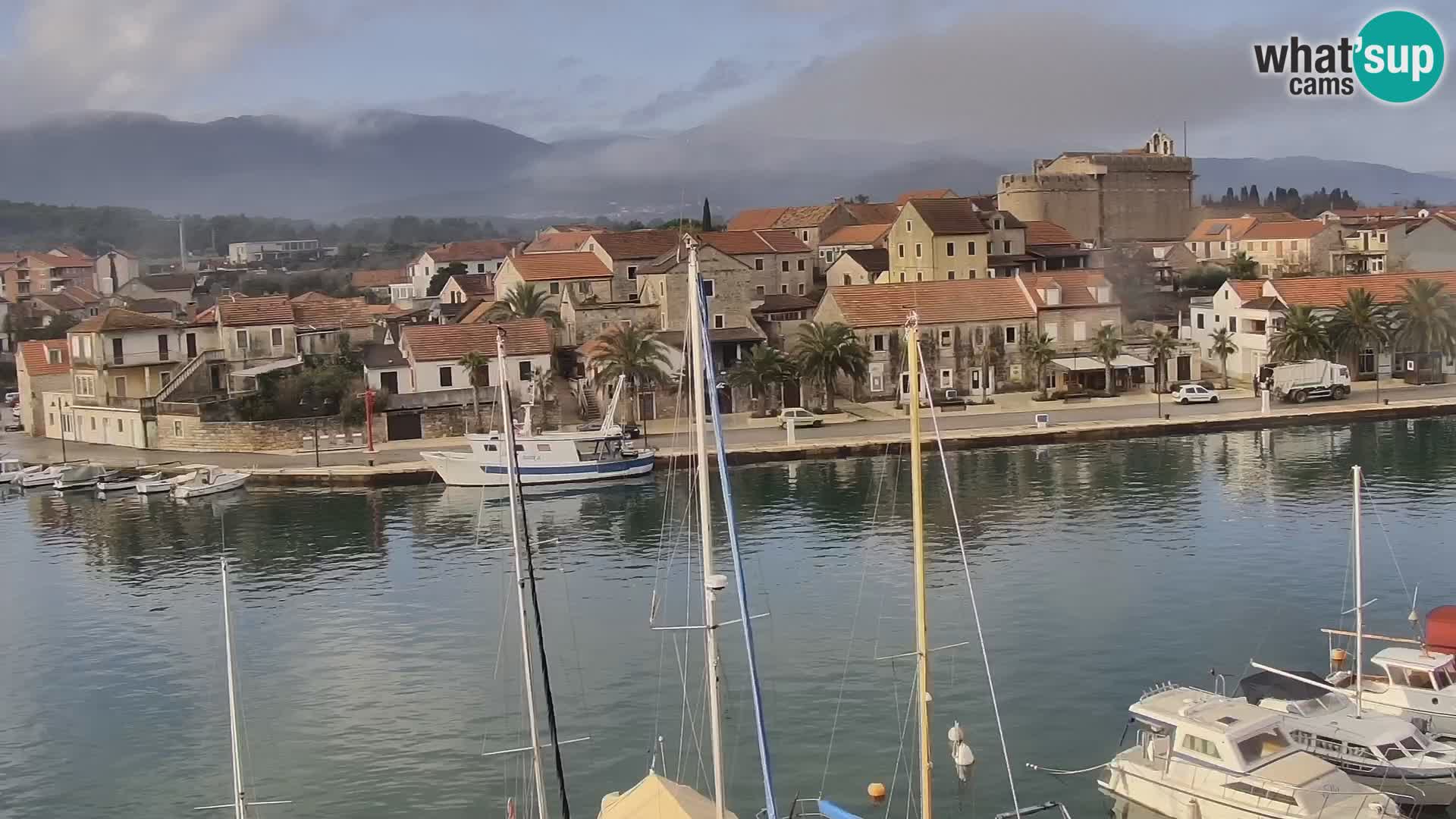 Livecam Vrboska marina | Hvar island | Dalmatia