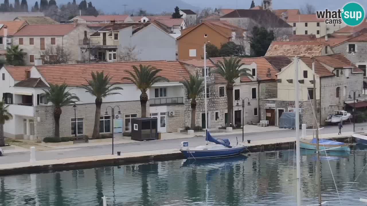 Livecam Hvar Vrboska marina | Île de Hvar | Dalmatia