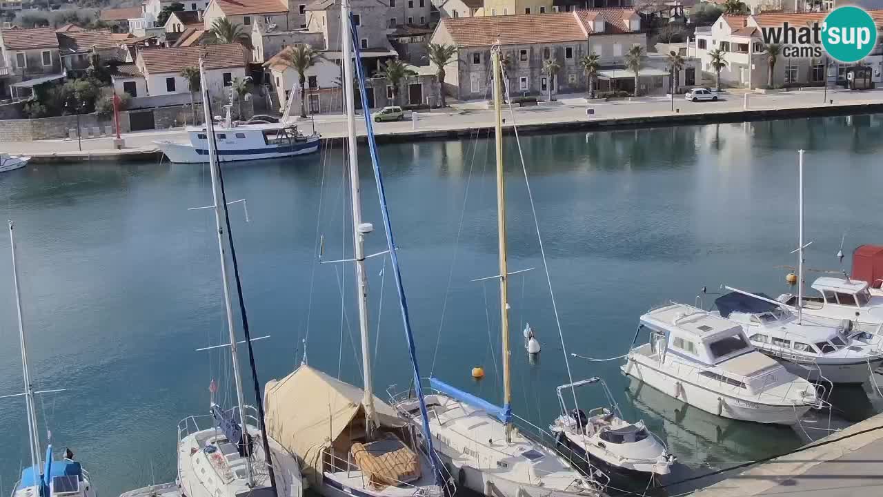 Livecam Hvar Vrboska marina | Île de Hvar | Dalmatia