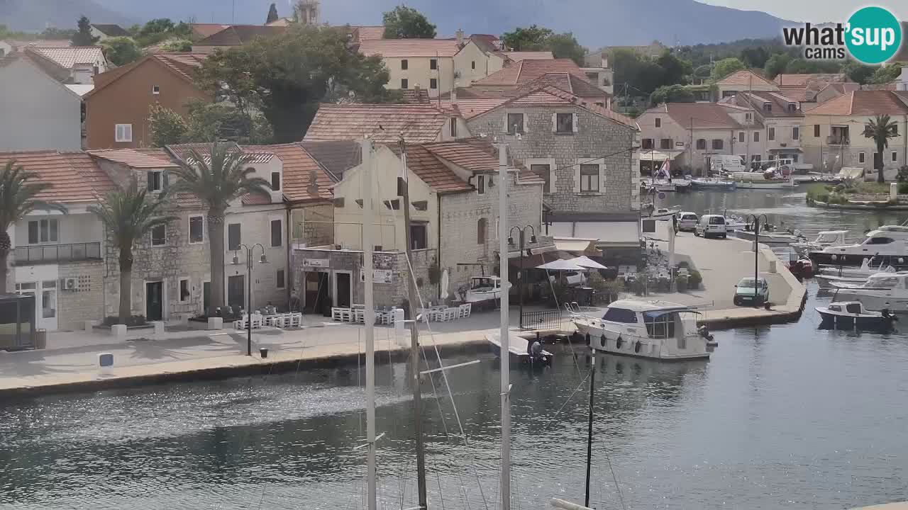 Livecam Hvar Vrboska marina | Île de Hvar | Dalmatia