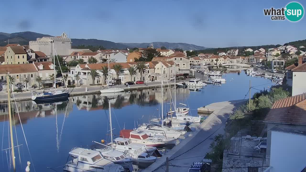 Livecam Hvar Vrboska marina | Île de Hvar | Dalmatia
