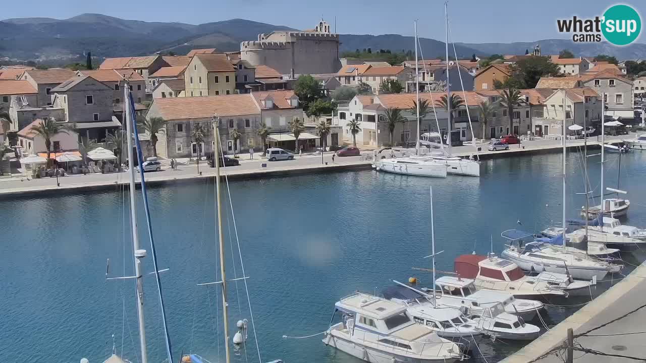 Livecam Hvar Vrboska marina | Île de Hvar | Dalmatia