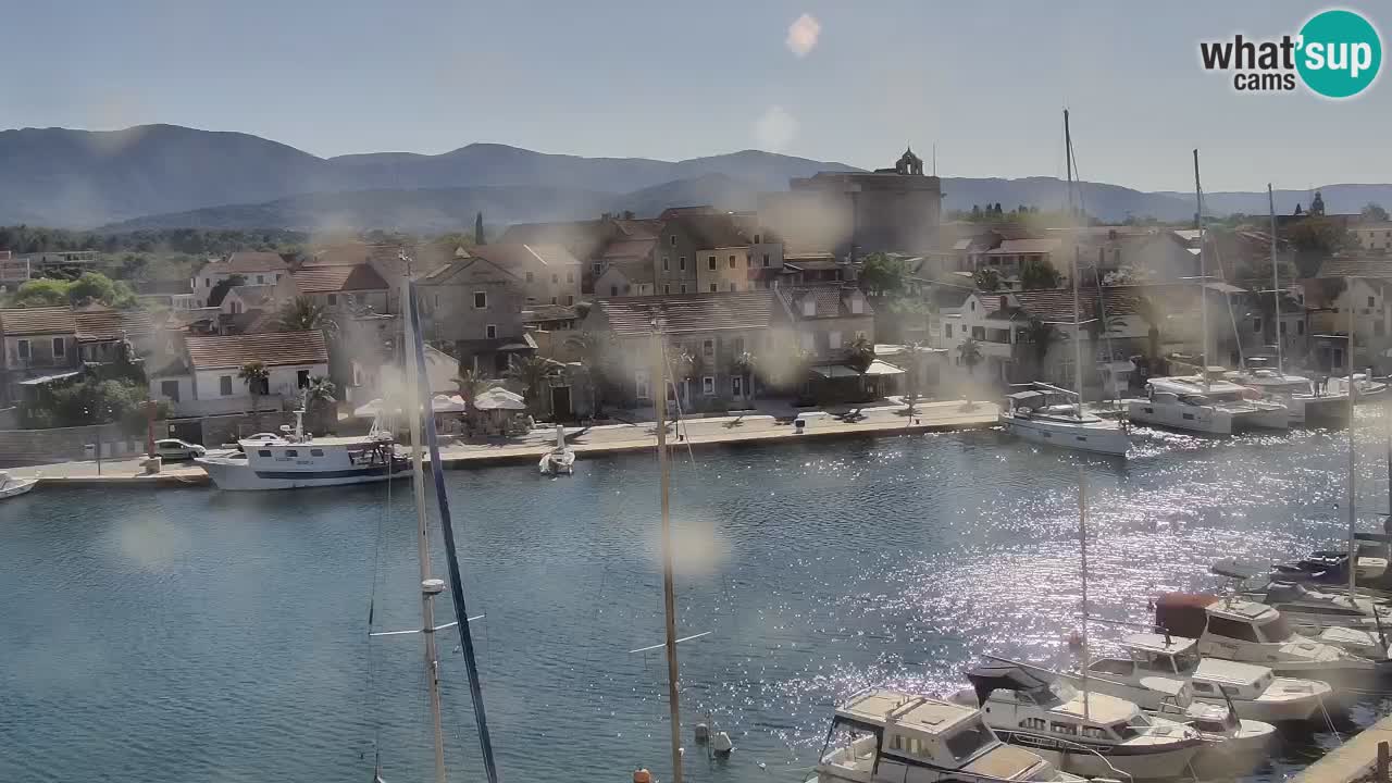 Webcam Hvar Vrboska marina | Dalmazia