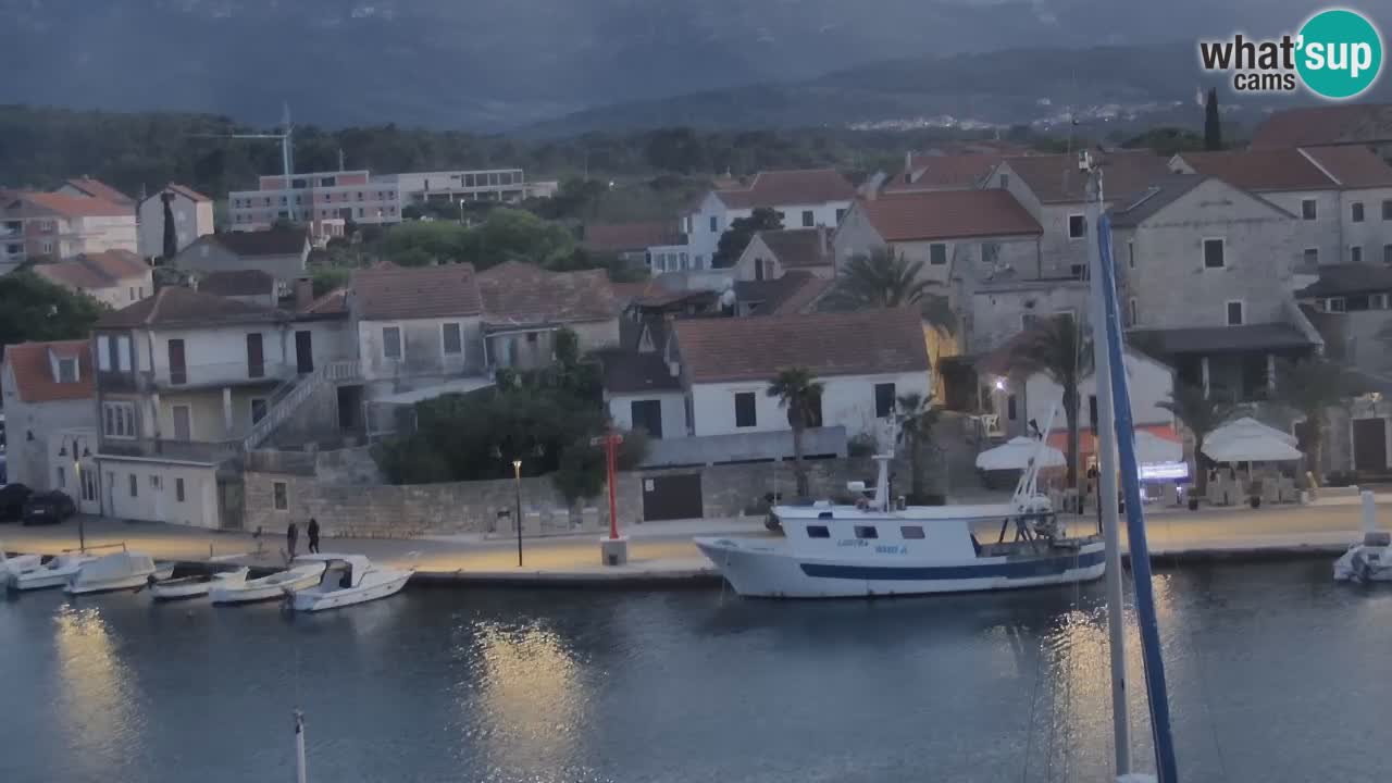 Webcam Vrboska marina | Hvar Insel | Dalmatien