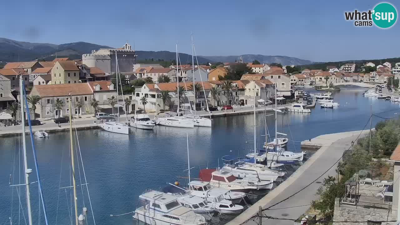 Livecam Hvar Vrboska marina | Île de Hvar | Dalmatia