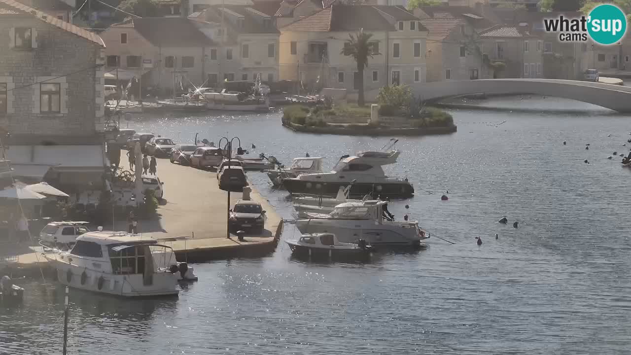 Livecam Hvar Vrboska marina | Île de Hvar | Dalmatia