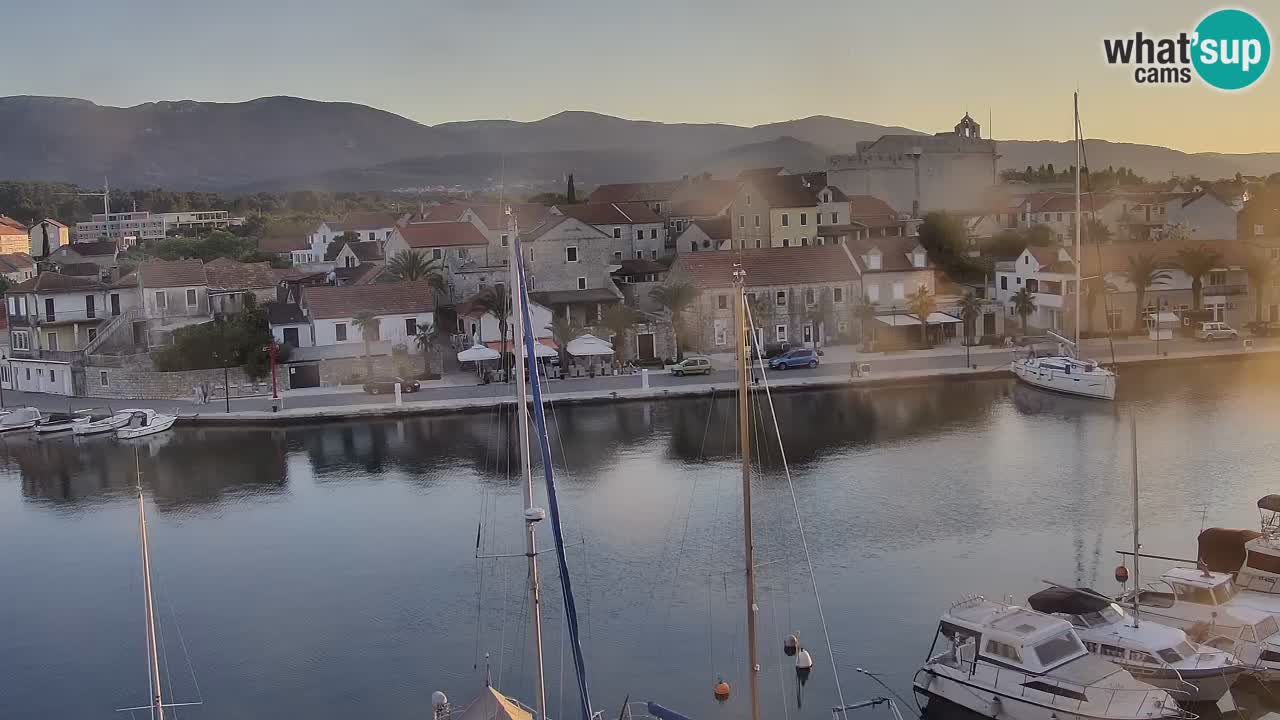 Webcam Vrboska marina | Hvar Insel | Dalmatien