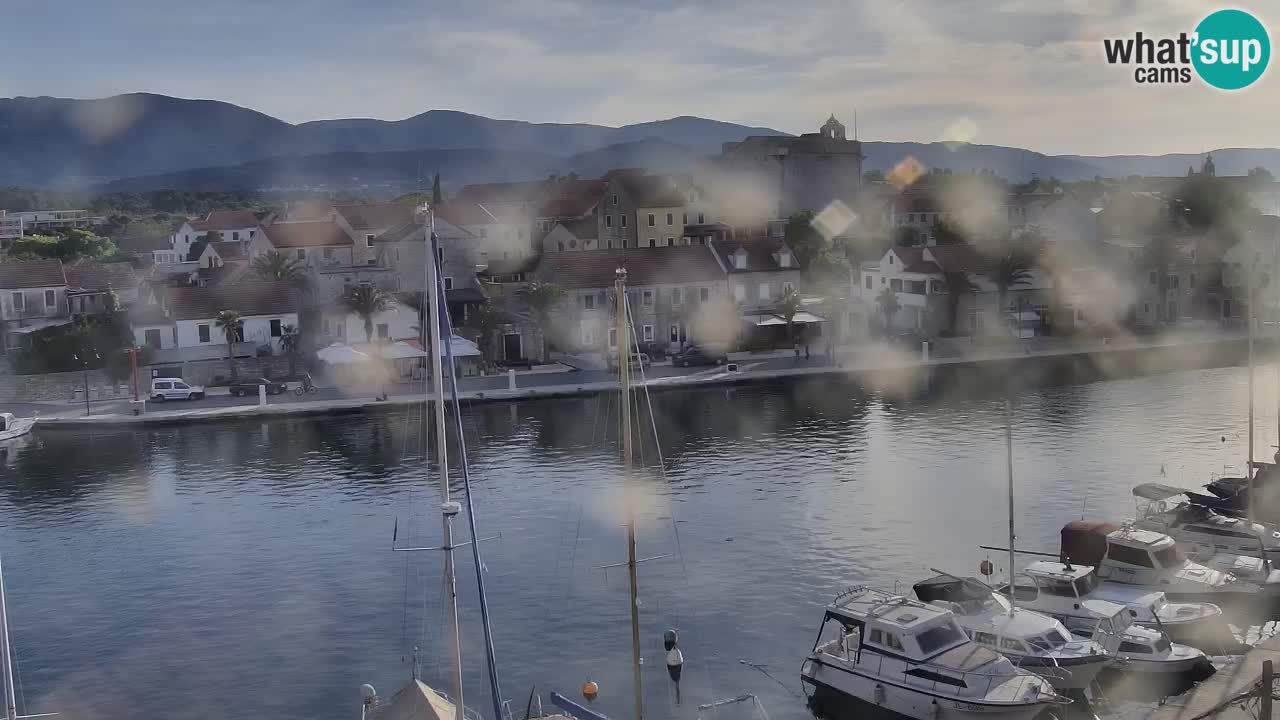 Livecam Hvar Vrboska marina | Île de Hvar | Dalmatia
