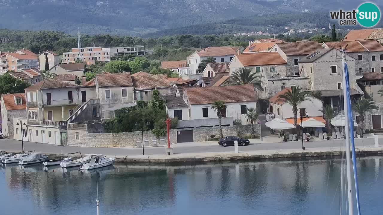 Livecam Hvar Vrboska marina | Île de Hvar | Dalmatia