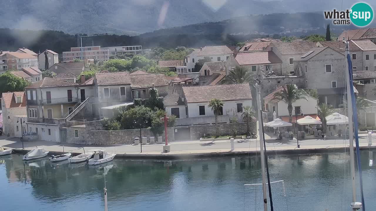 Livecam Hvar Vrboska marina | Île de Hvar | Dalmatia