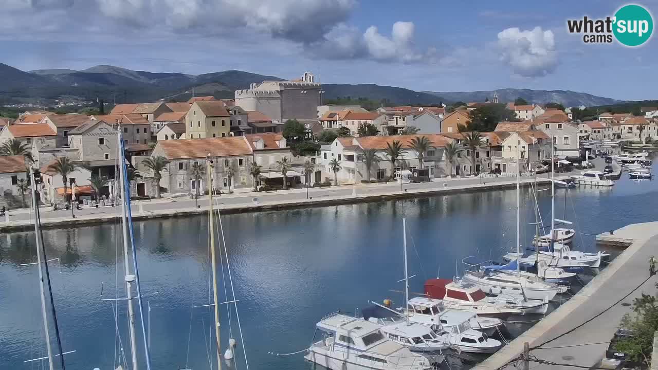 Livecam Hvar Vrboska marina | Île de Hvar | Dalmatia