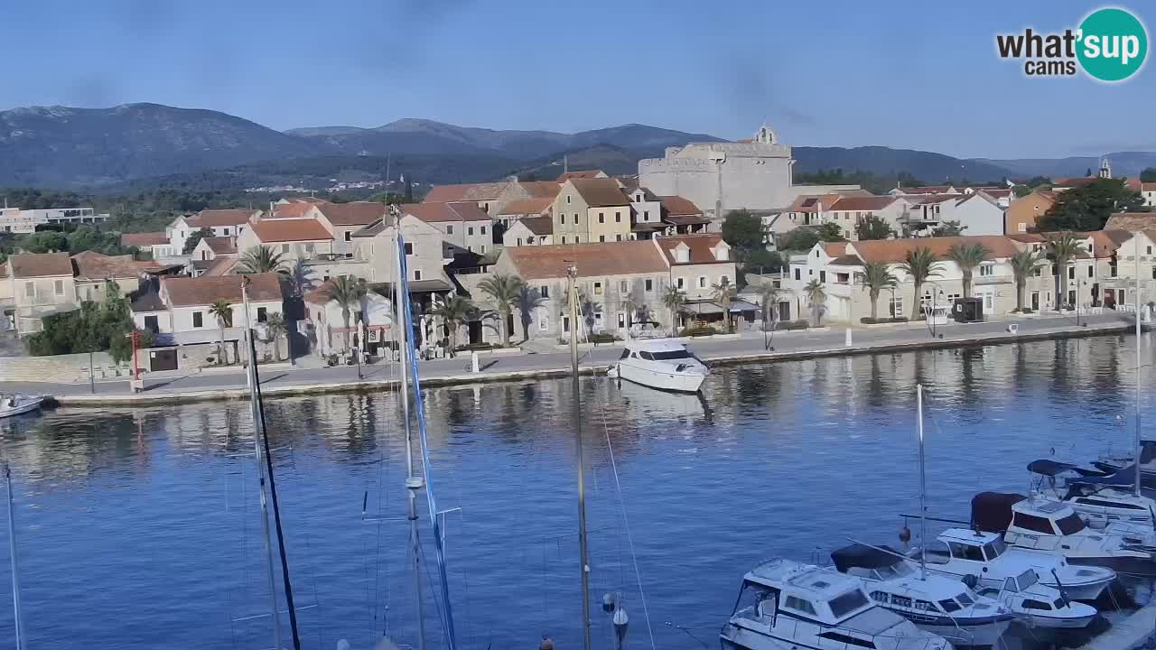 Livecam Hvar Vrboska marina | Île de Hvar | Dalmatia