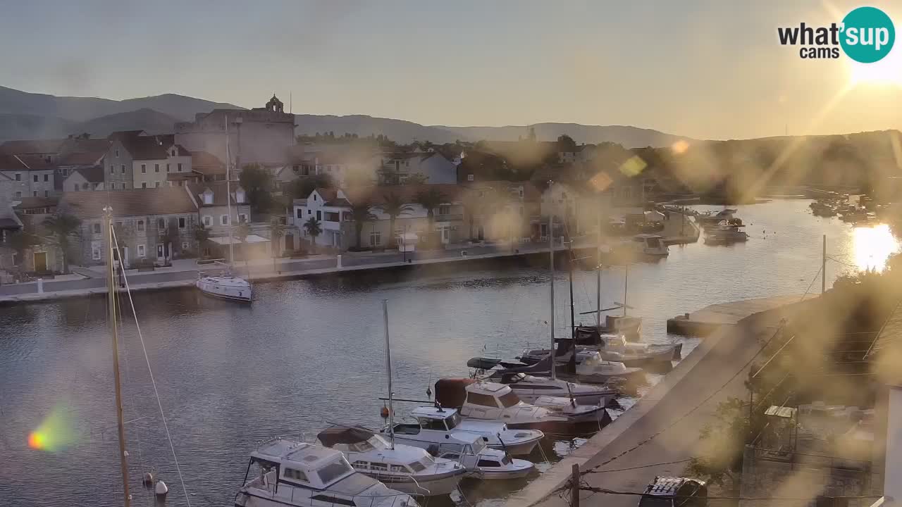 Livecam Hvar Vrboska marina | Île de Hvar | Dalmatia