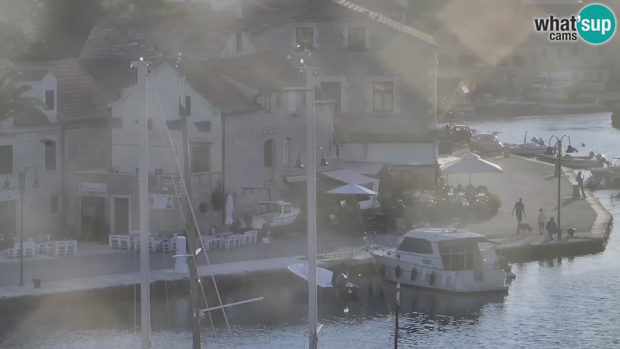 Webcam Vrboska marina | Hvar Insel | Dalmatien