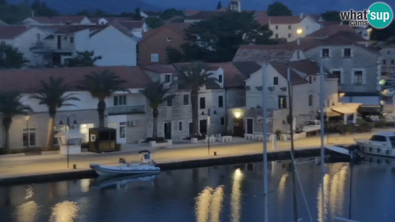 Livecam Hvar Vrboska marina | Île de Hvar | Dalmatia