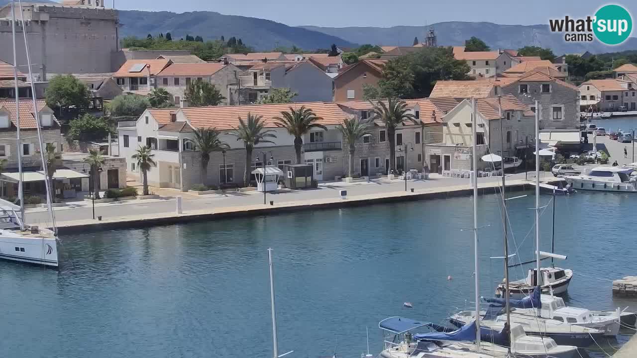 Webcam Hvar Vrboska marina | Dalmazia