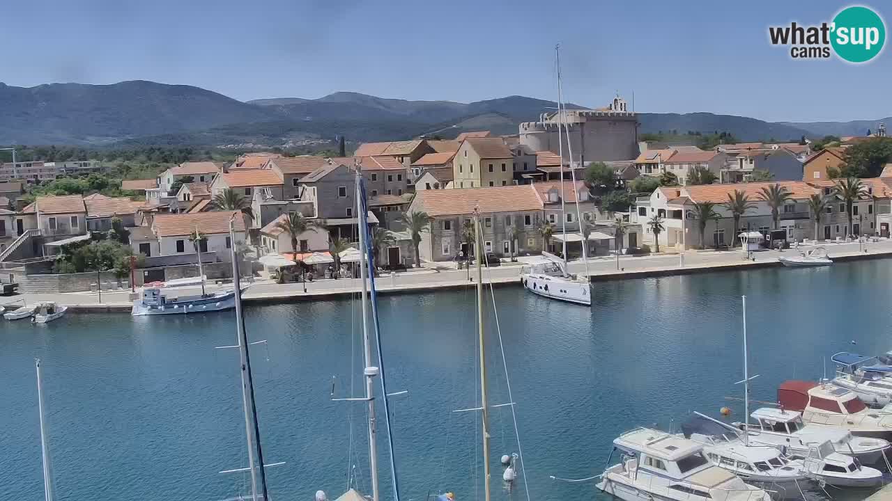 Webcam Vrboska marina | Hvar Insel | Dalmatien