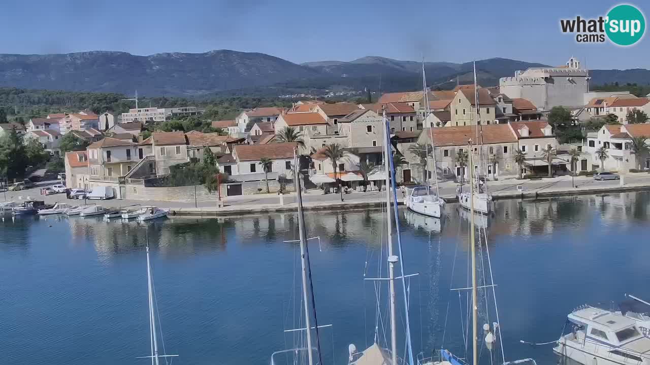Webcam Hvar Vrboska marina | Dalmazia